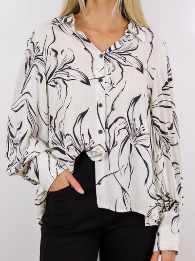 SHADOW LILY BLOUSE / 01231048-1