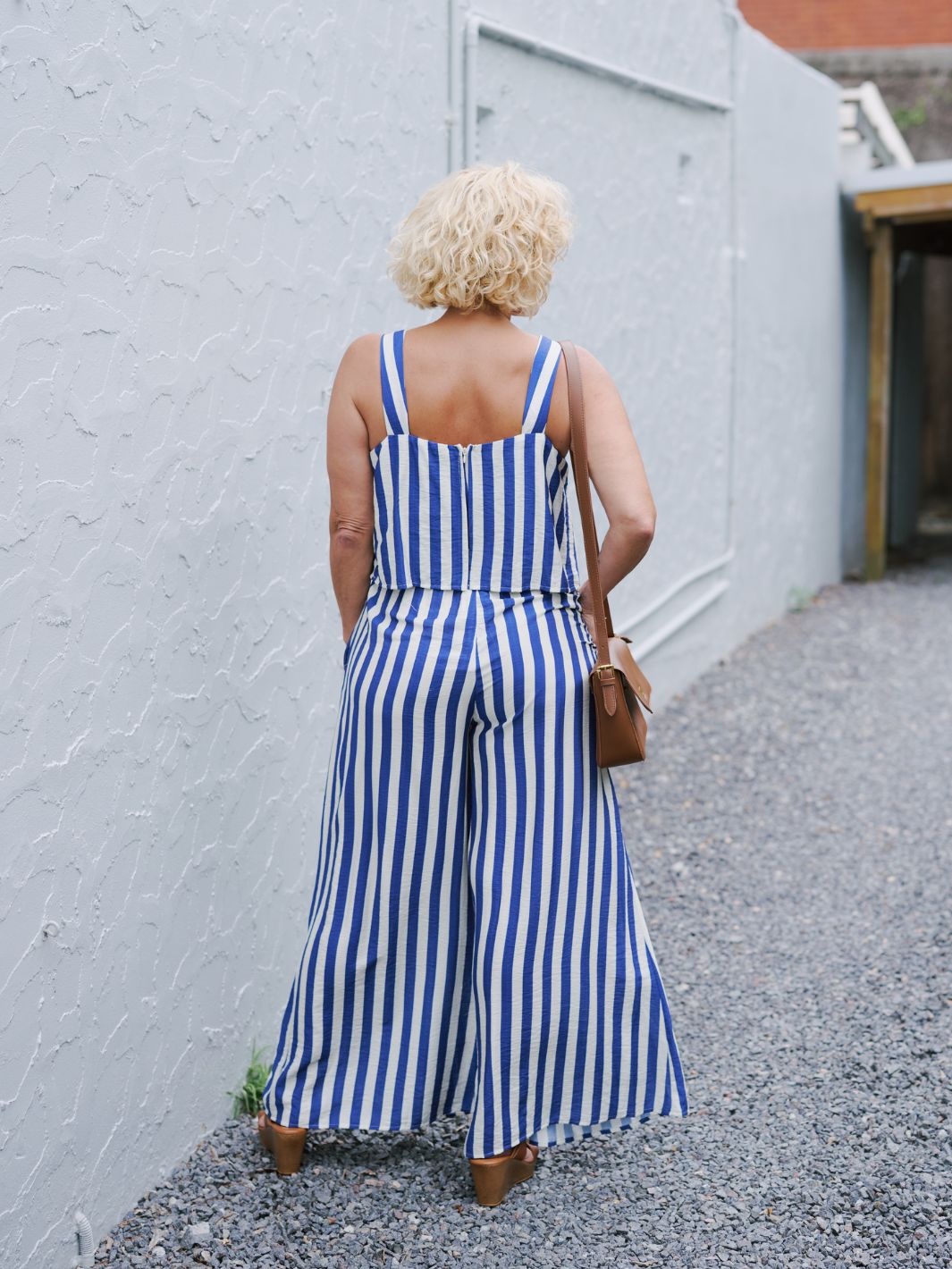RETRO STRIPE JUMPSUIT