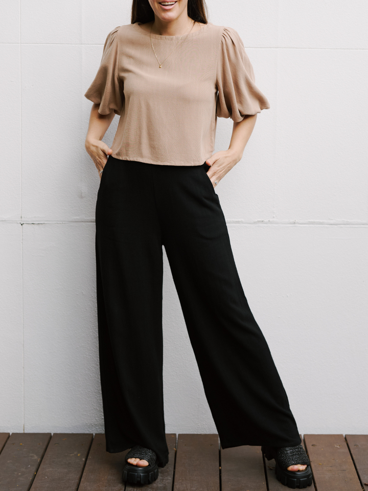 F/L CRISP WIDE LEG