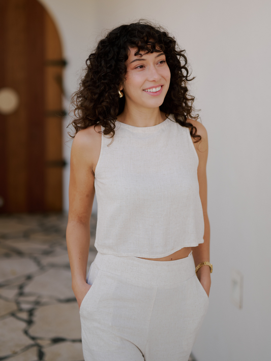 COCO LINEN TOP