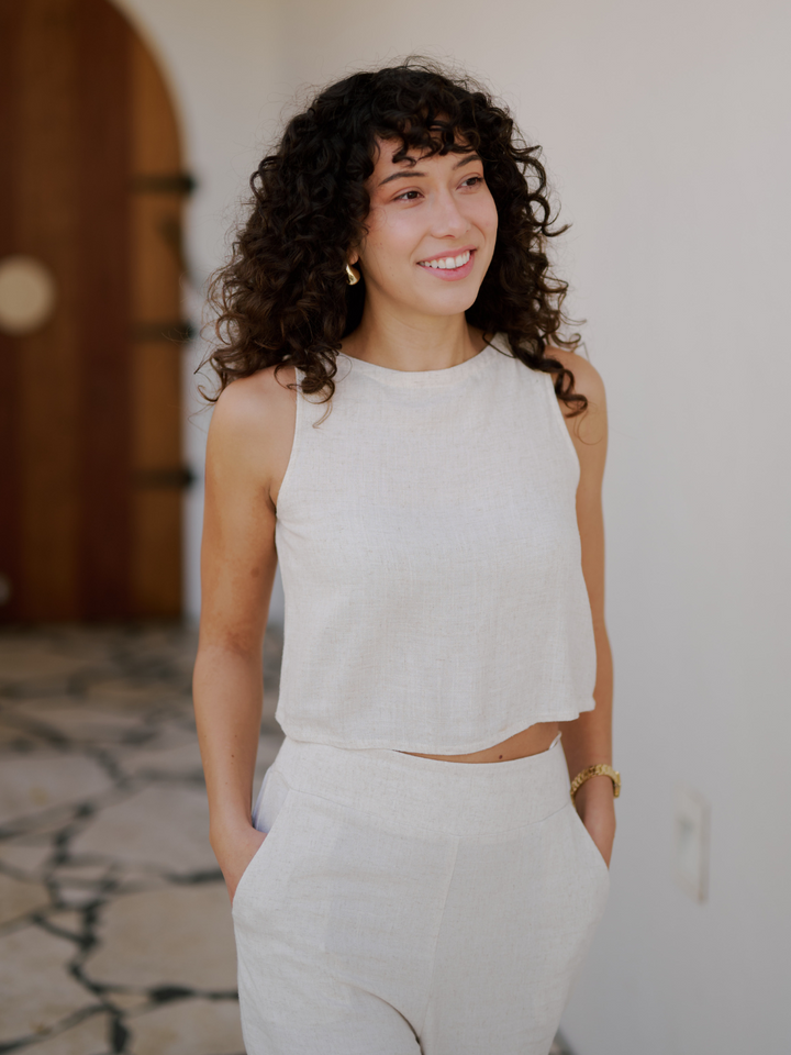 COCO LINEN TOP