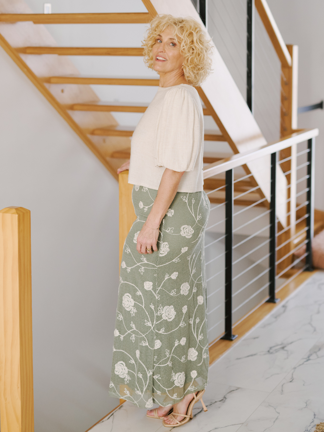 GARLAND SLIP SKIRT