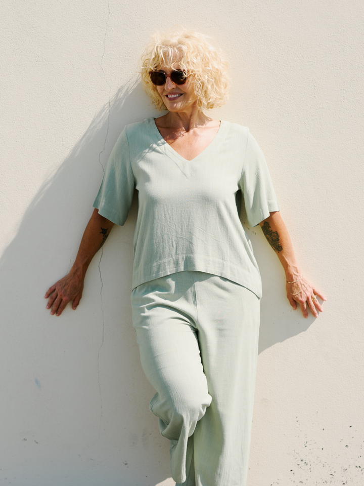 MAYA LINEN TOP