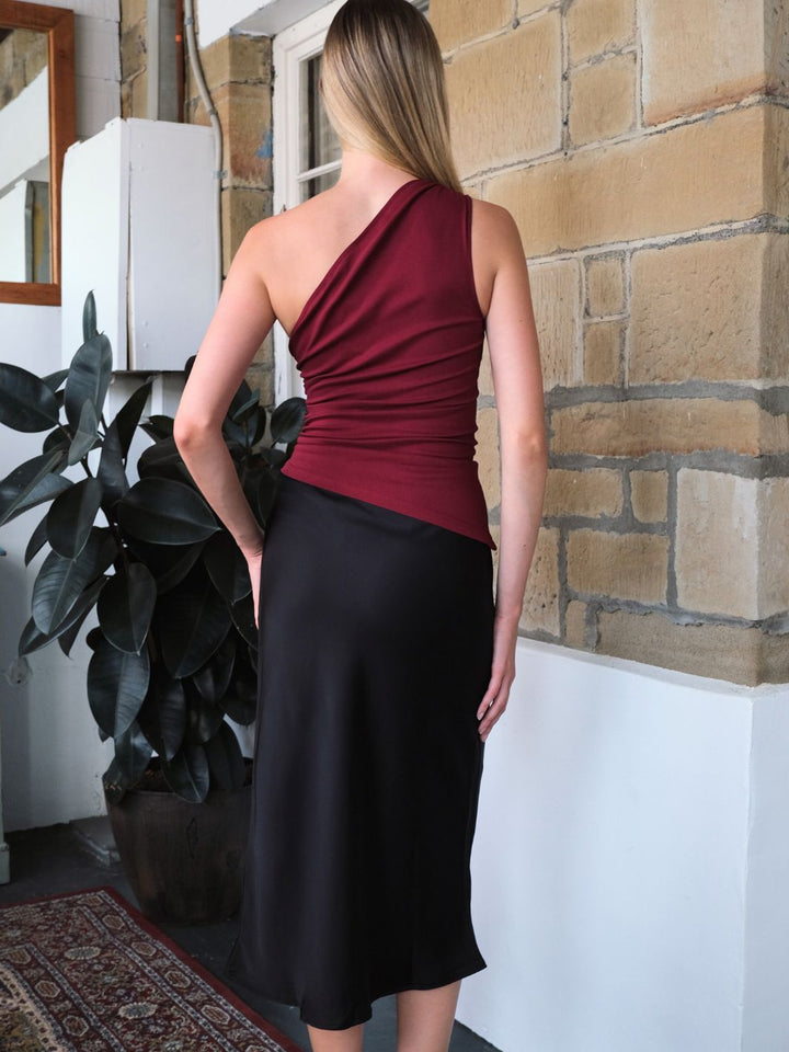 PERLA SATEEN MIDI