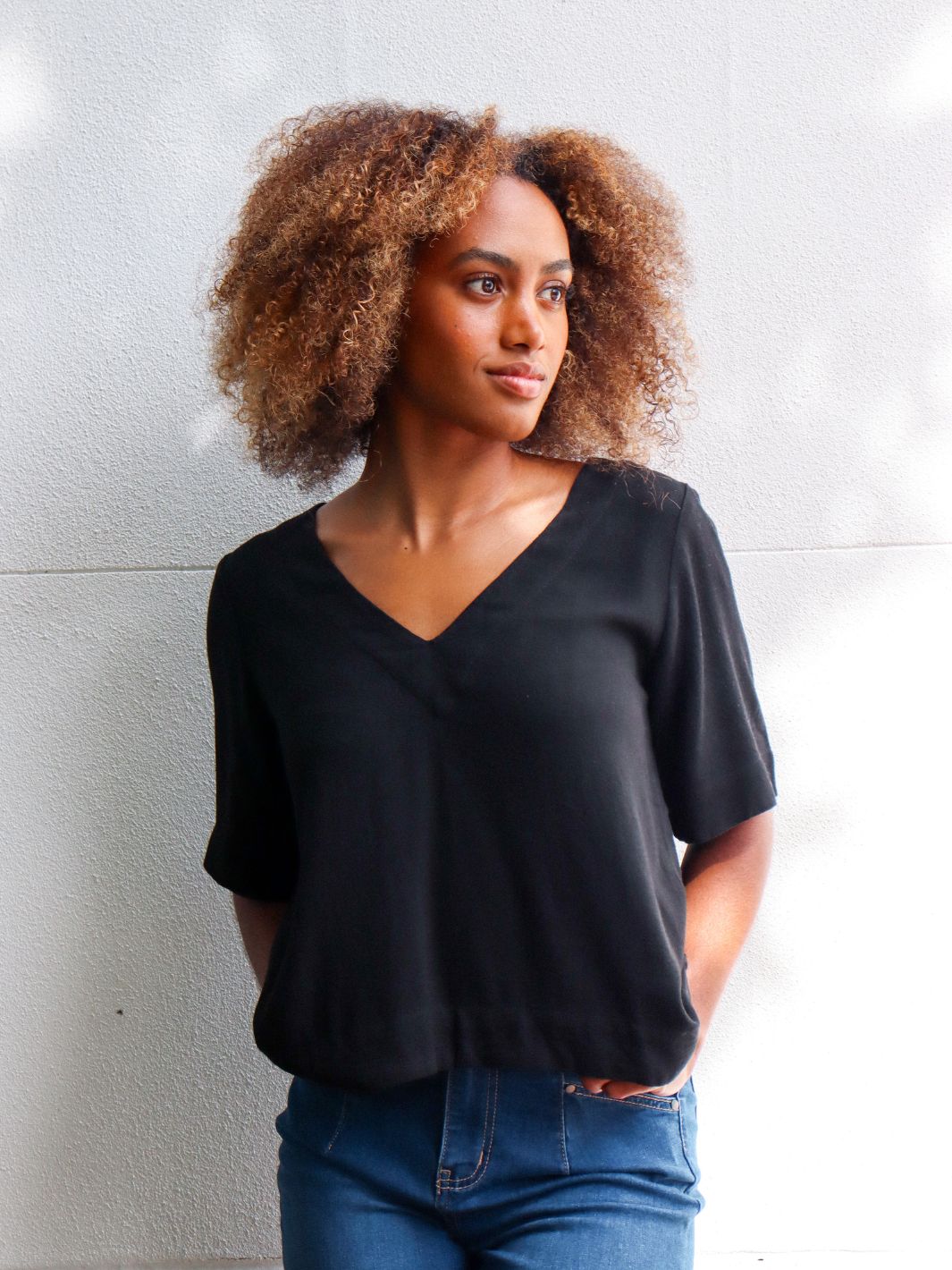 MAYA LINEN TOP
