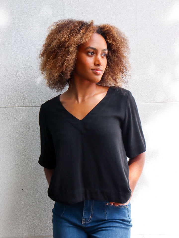MAYA LINEN TOP