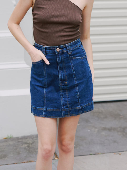 ALINE DENIM MINI