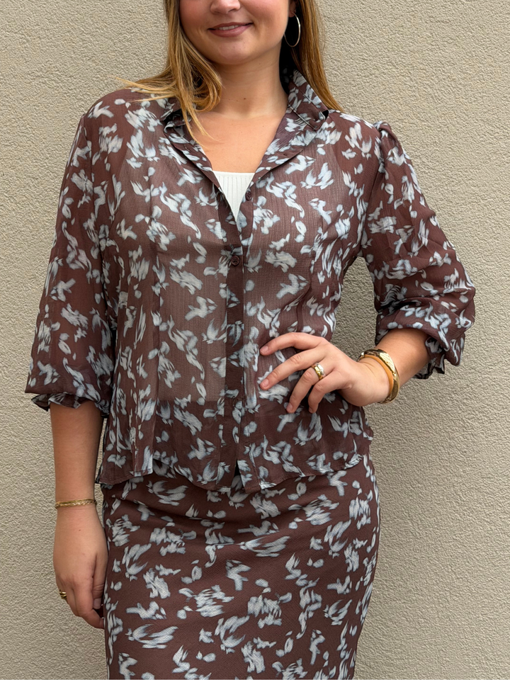 PALMA FLUTTER BLOUSE