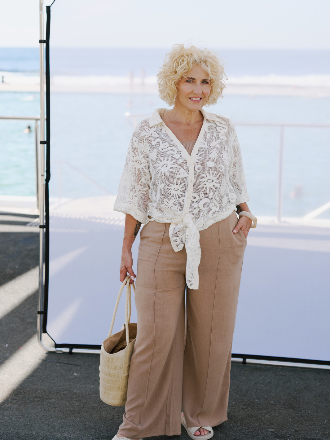 TAILORED CRISP WIDE LEG