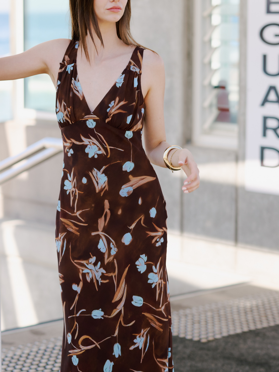 DELIAH SLIP MIDI DRESS
