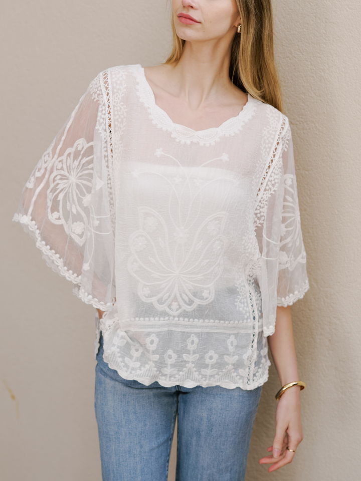 MARIS LACE TOP