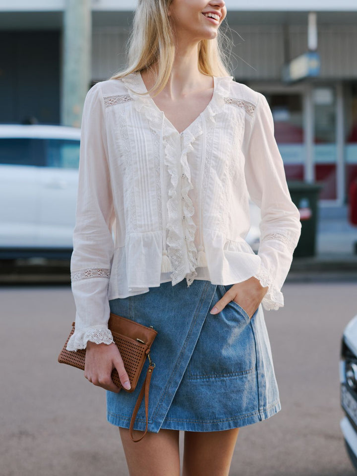 ELIZABETH LACE BLOUSE