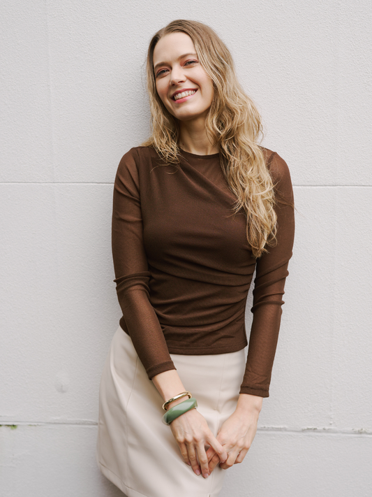 MESHA L/S TOP