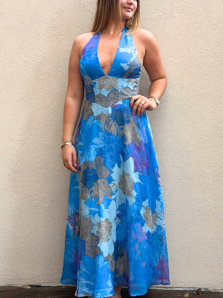 CLARA HALTER DRESS