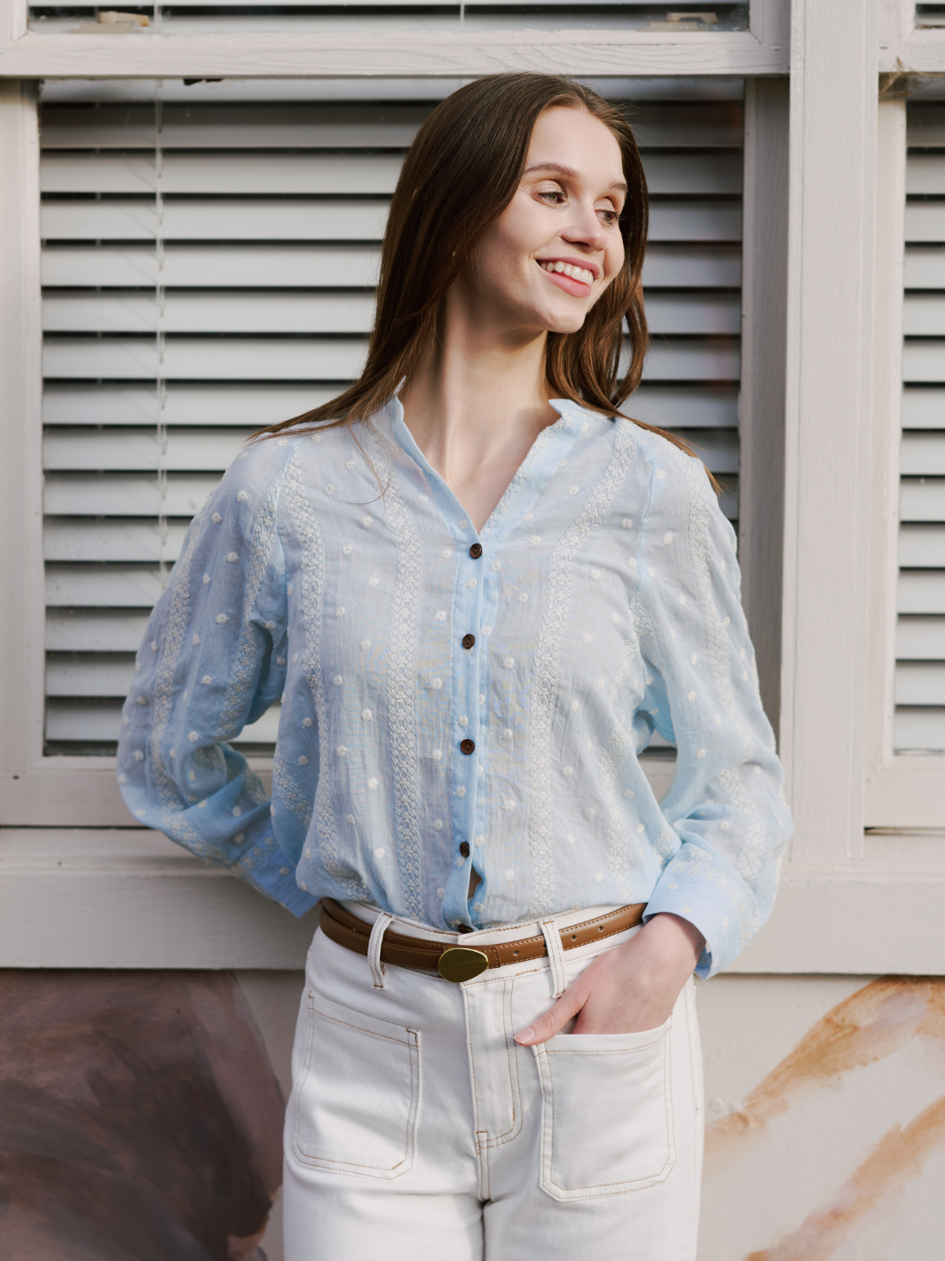 SUTTON EMBROIDERED SHIRT