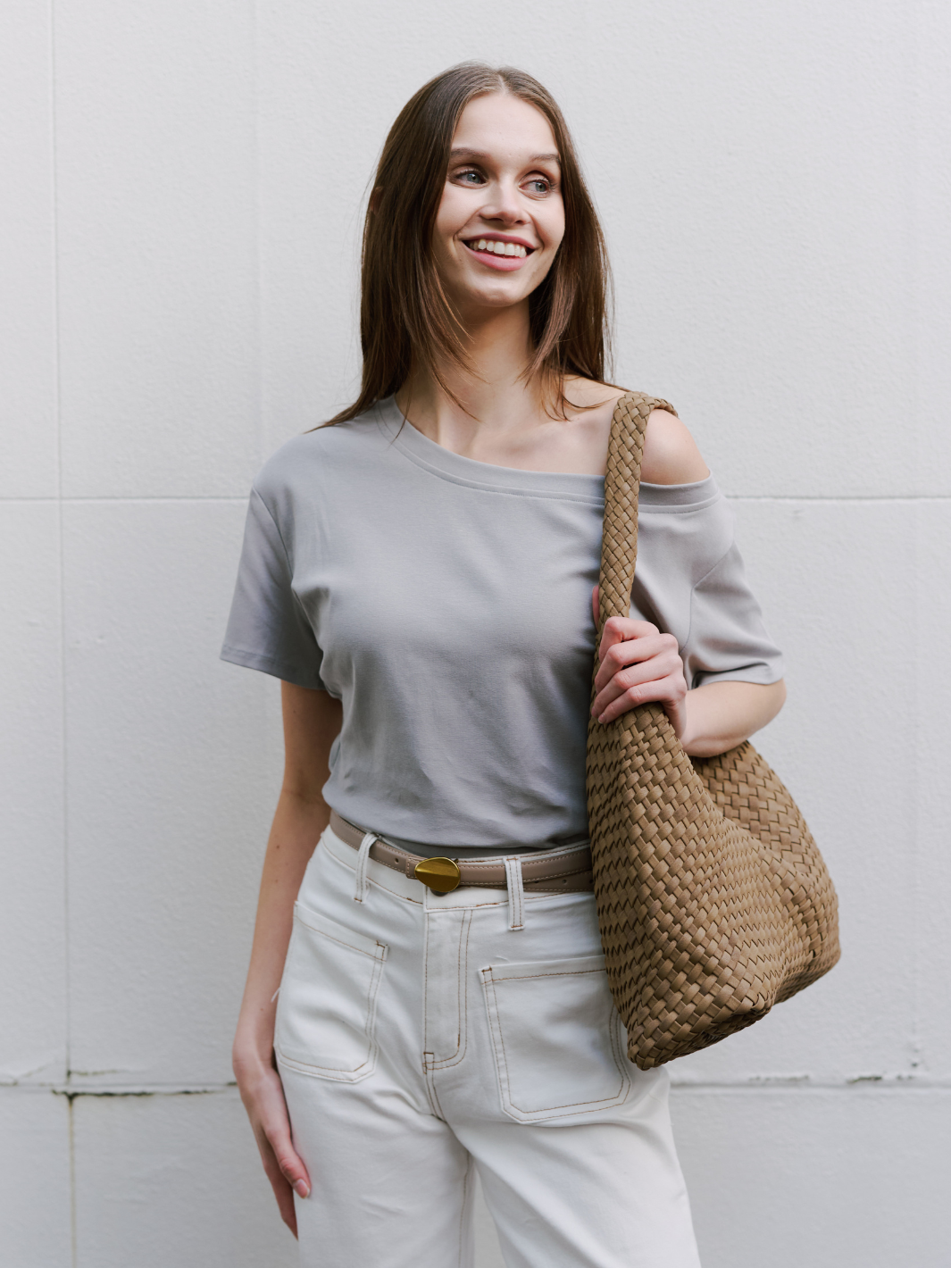 ONE SHOULDER TEE