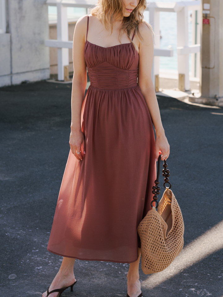 DAPHINE RUCHED MIDI
