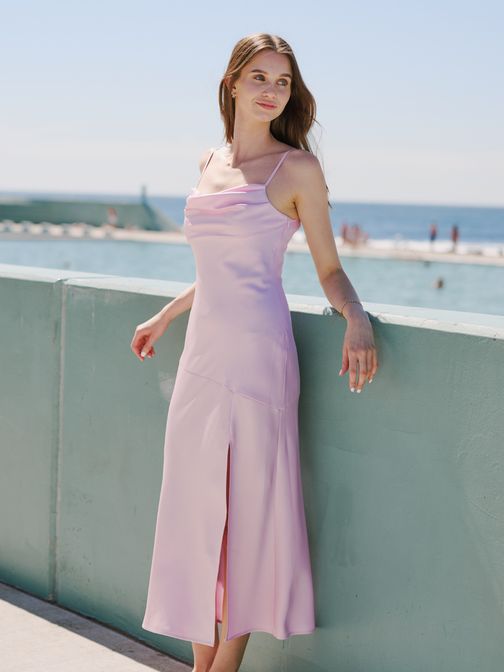 ELISA DRAPED MIDI