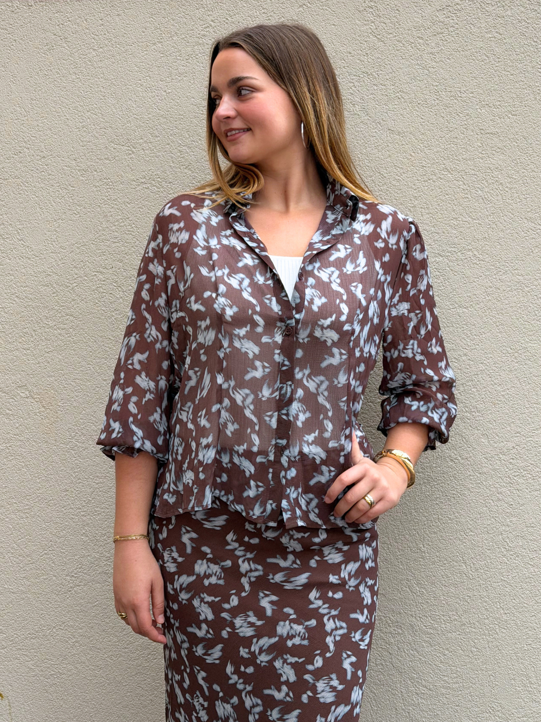 PALMA FLUTTER BLOUSE