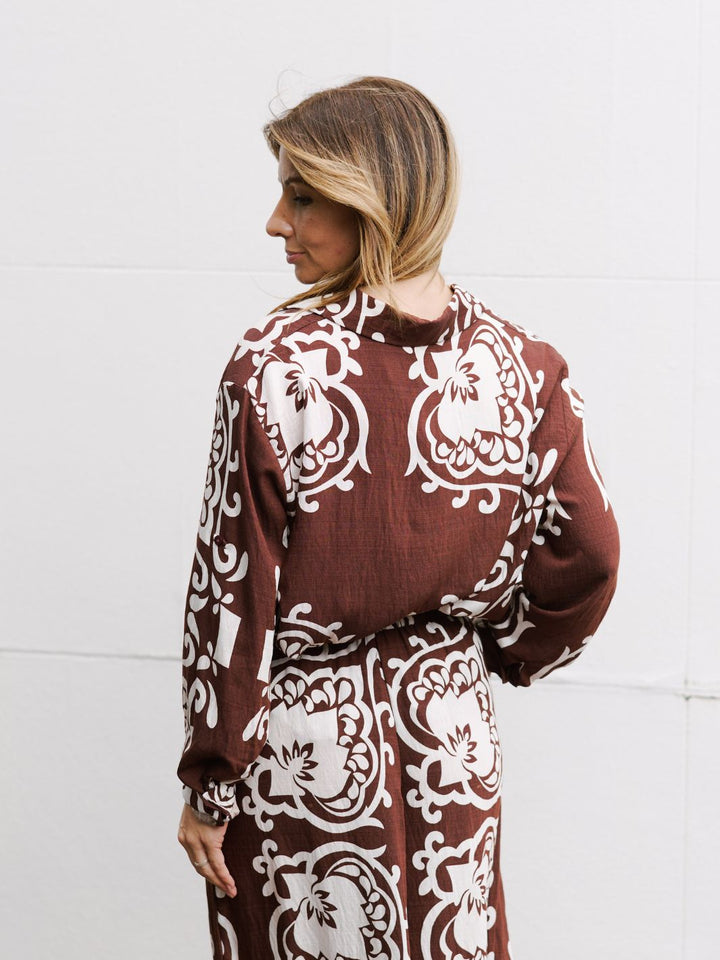 MALIA TILE BLOUSE