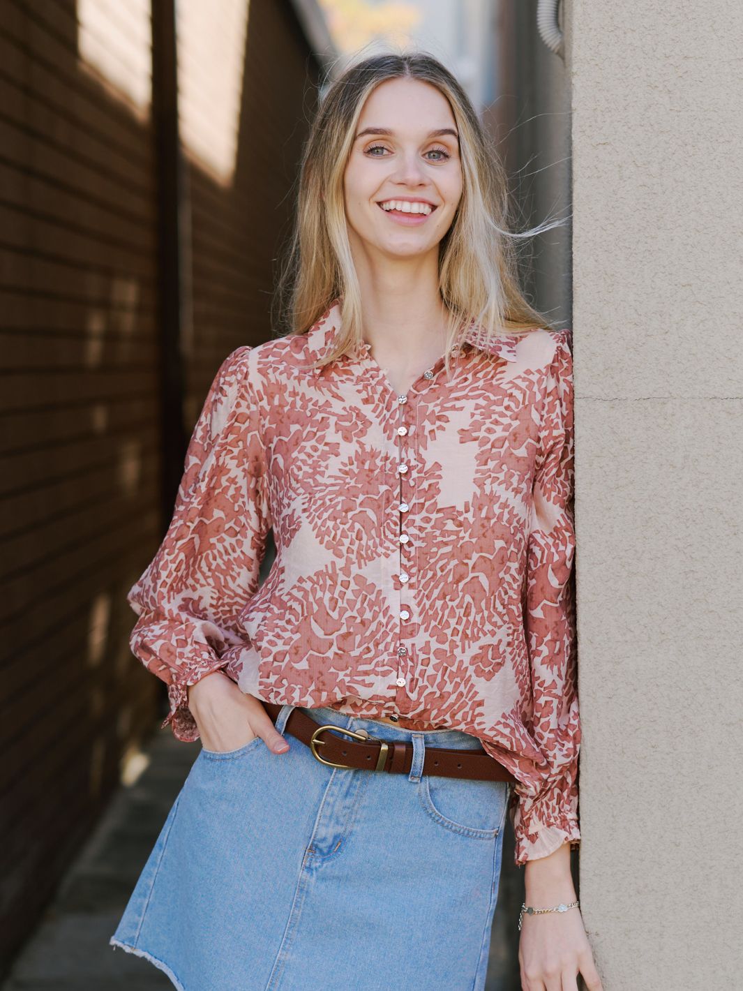 HYDRANGEA BLOUSE
