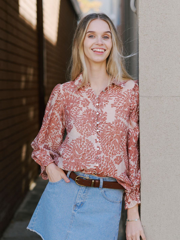 HYDRANGEA BLOUSE