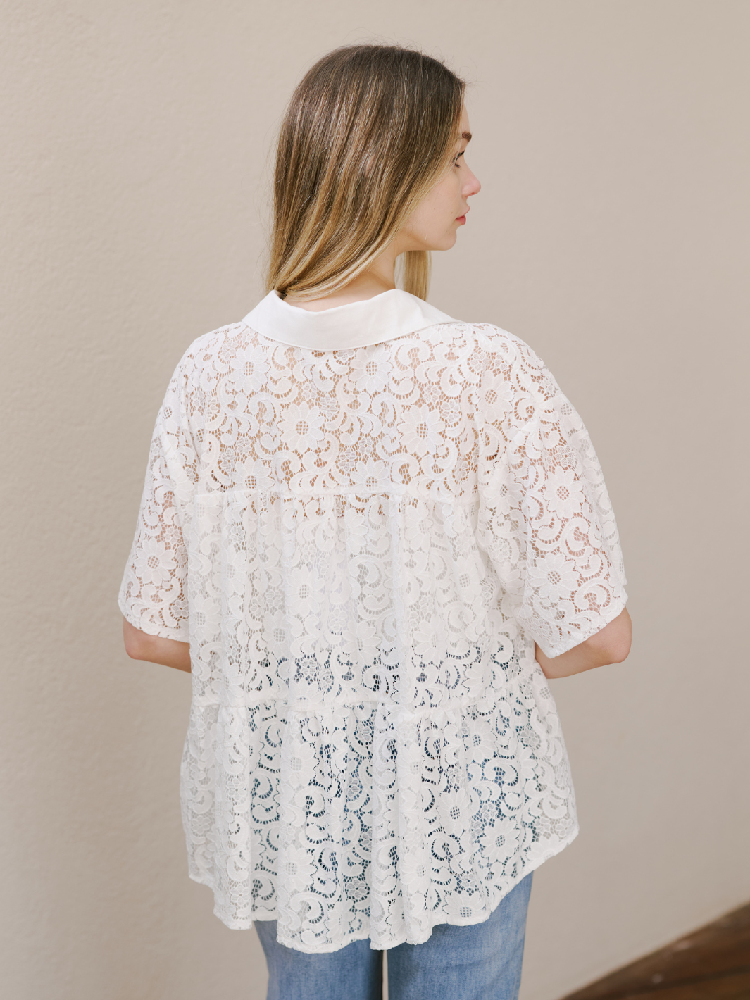 LARA LACE TOP