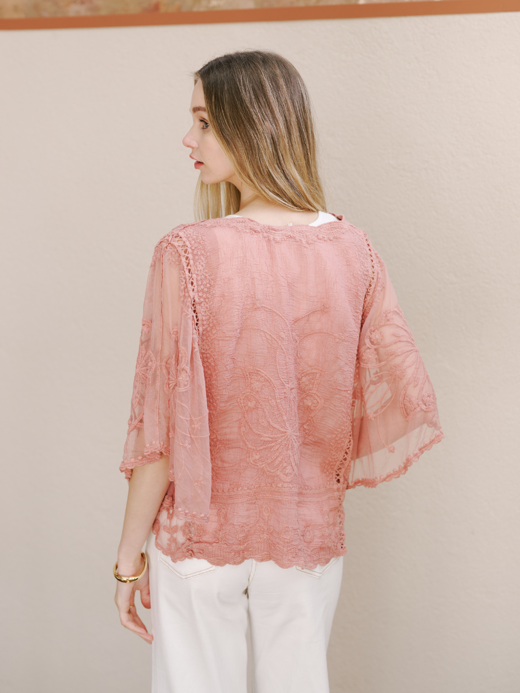 MARIS LACE TOP
