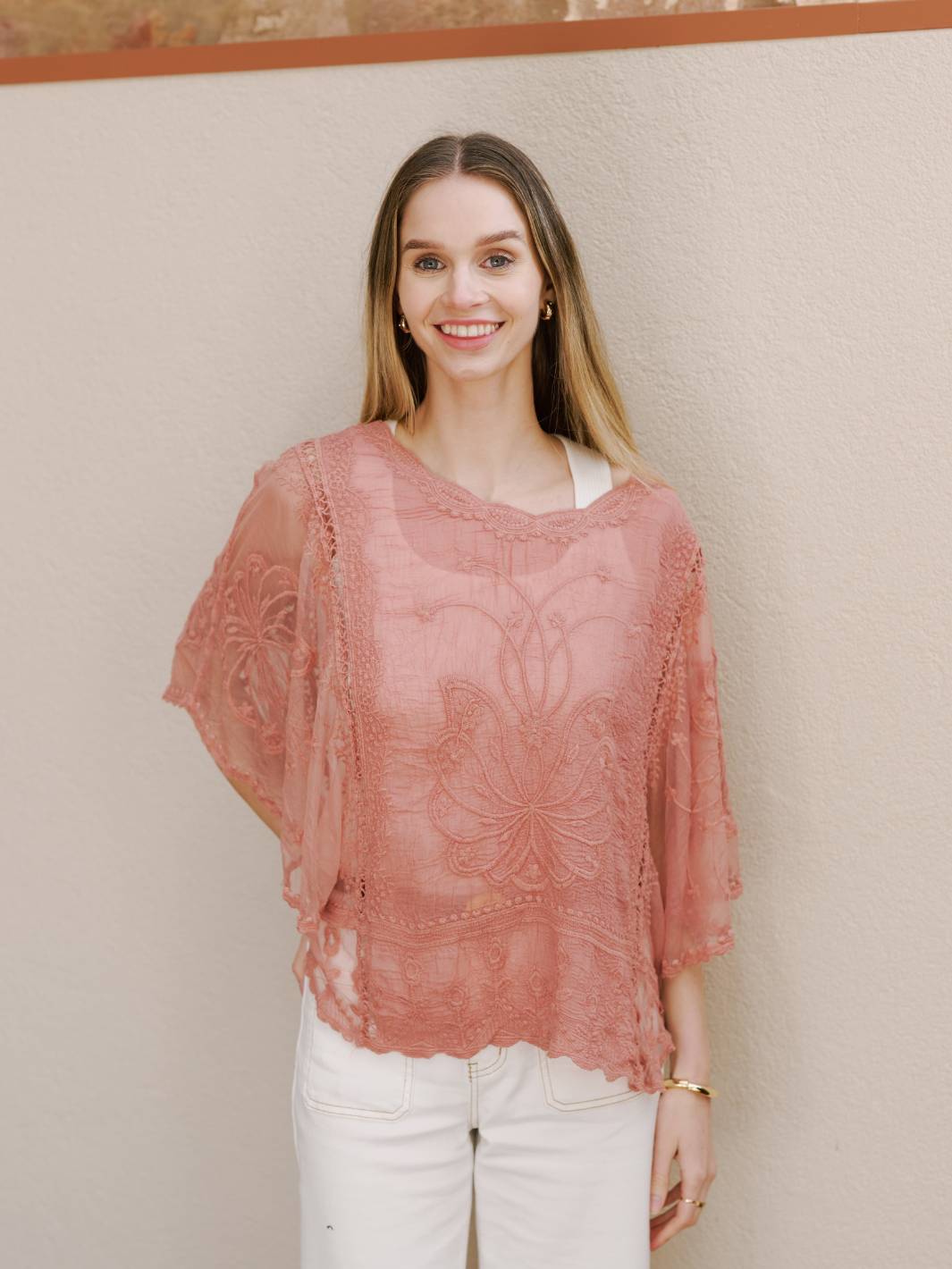 MARIS LACE TOP