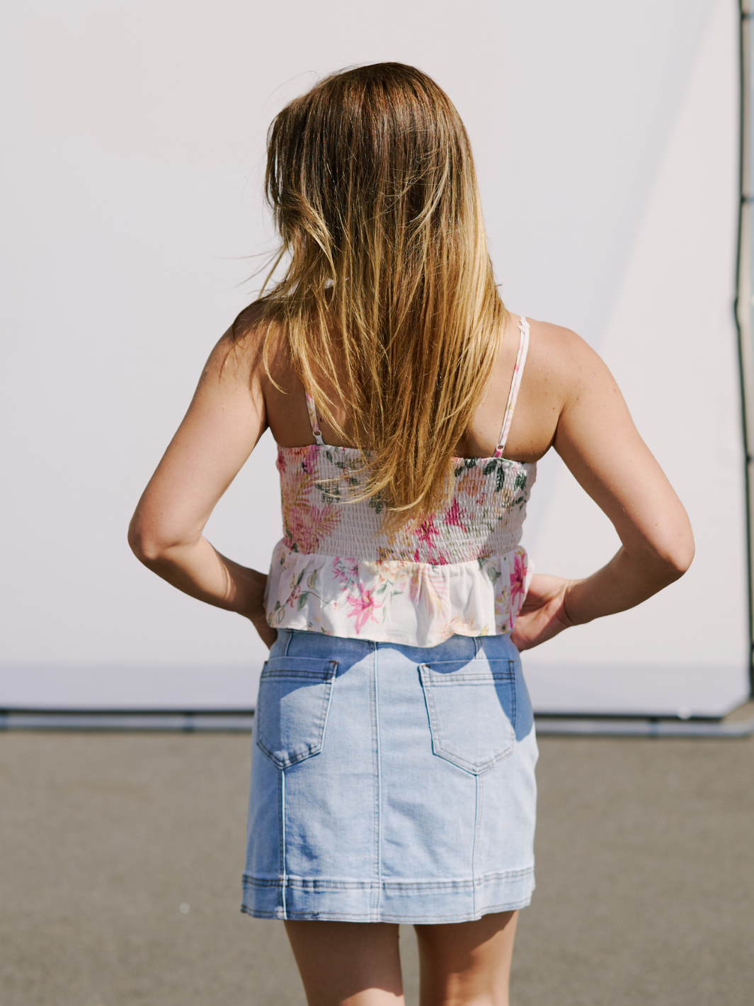ANDRETTA TIE PEPLUM