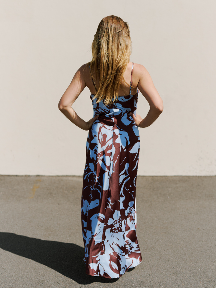 AQUINA SATEEN DRESS
