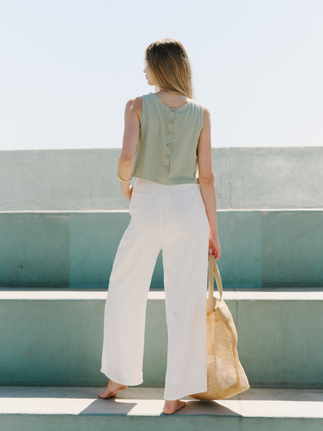 F/L CRISP WIDE LEG