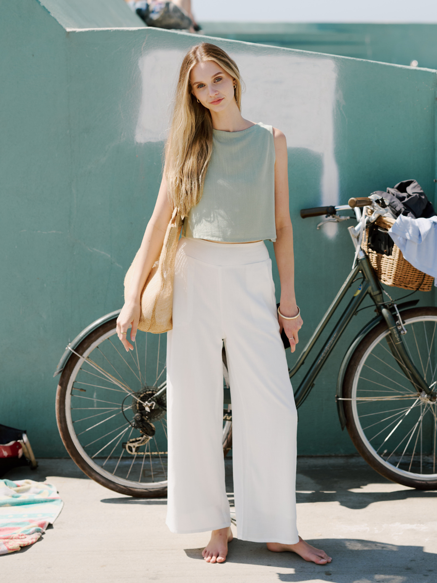 F/L CRISP WIDE LEG