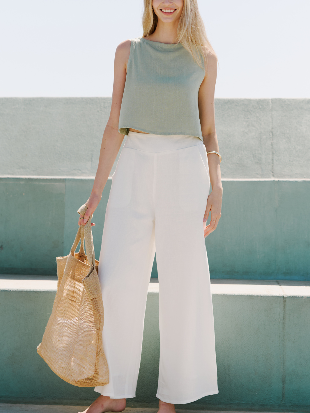 F/L CRISP WIDE LEG