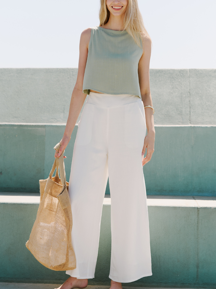 F/L CRISP WIDE LEG