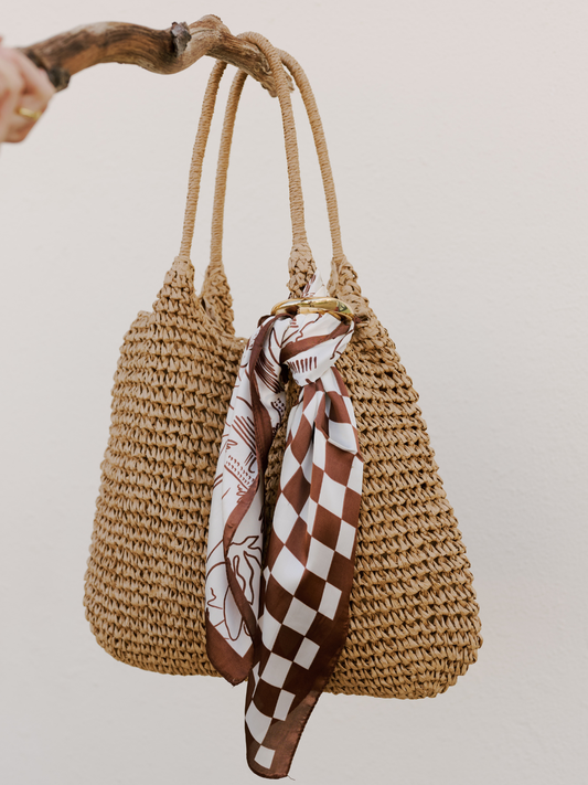 ETTIE WOVEN TOTE BAG