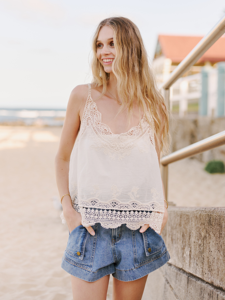 LILABETH LACE CAMI