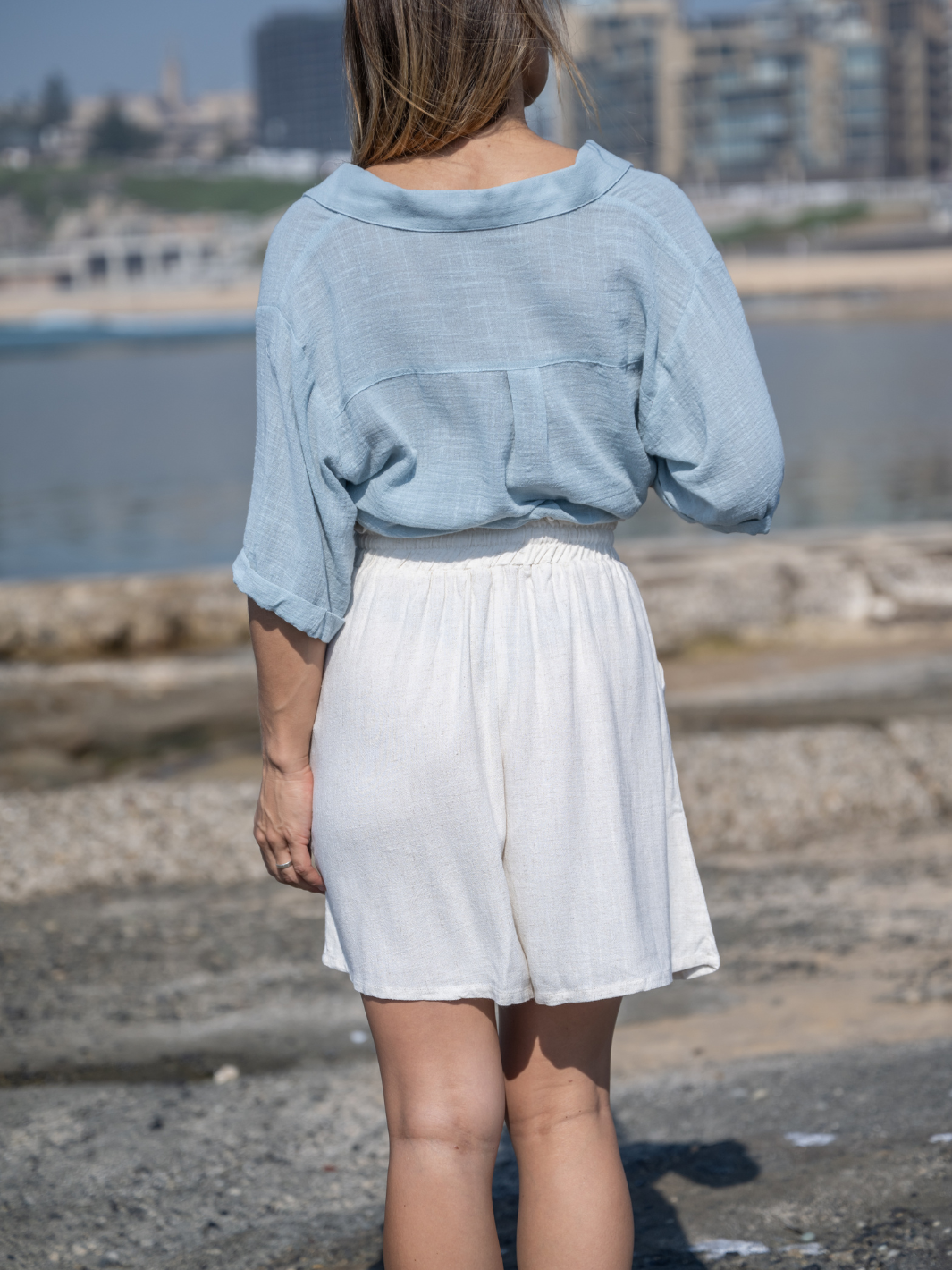 POOLSIDE LINEN SHORT