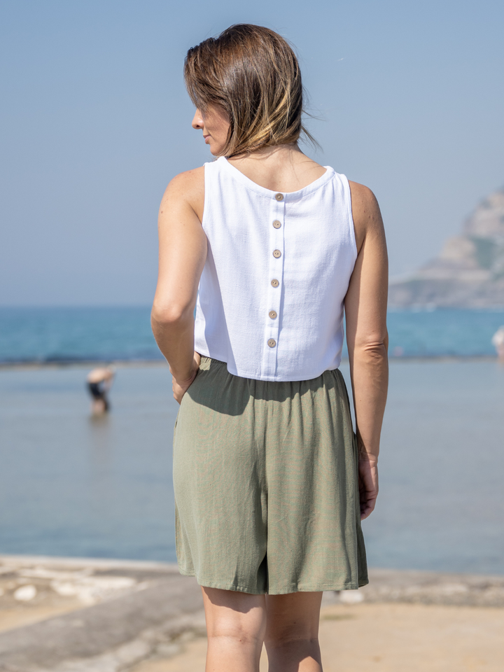 POOLSIDE LINEN SHORT