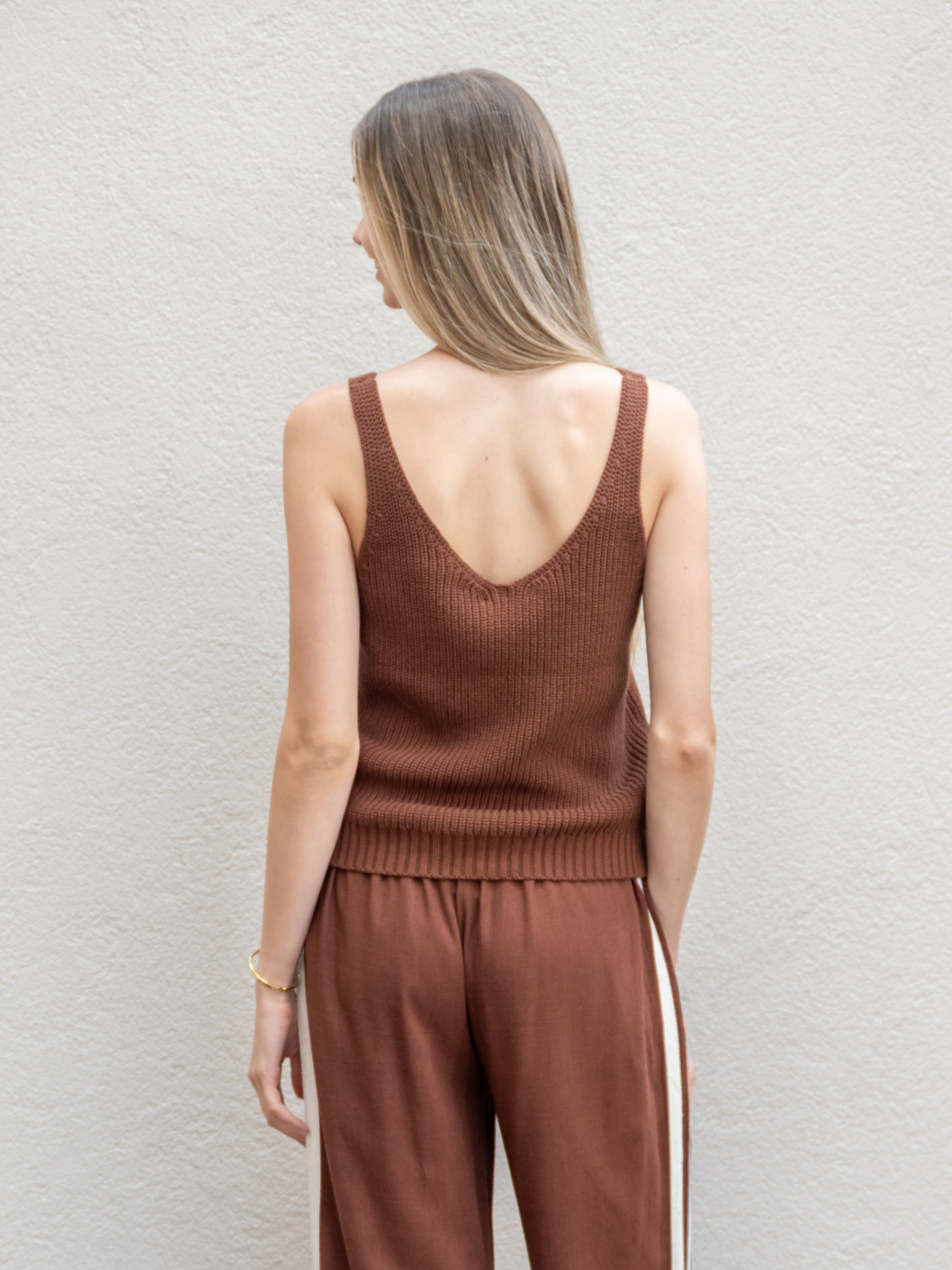 CAIA COTTON RIB TANK