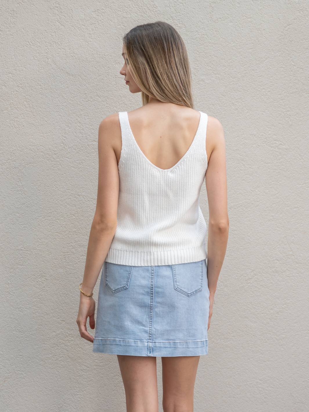 CAIA COTTON RIB TANK