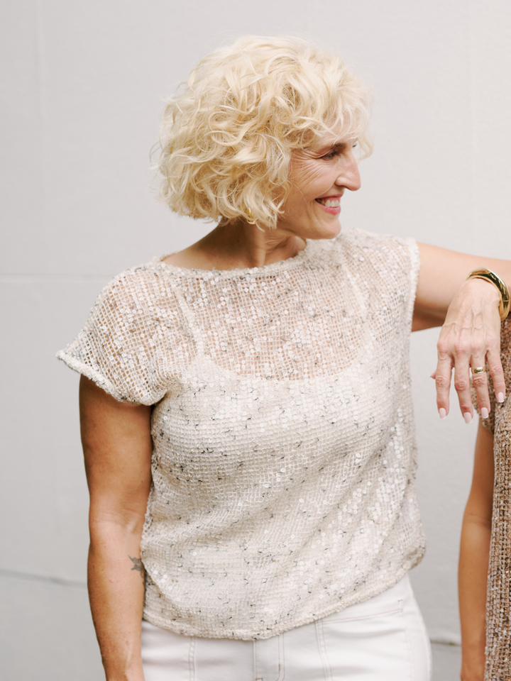 FAME SEQUIN TOP / PY023