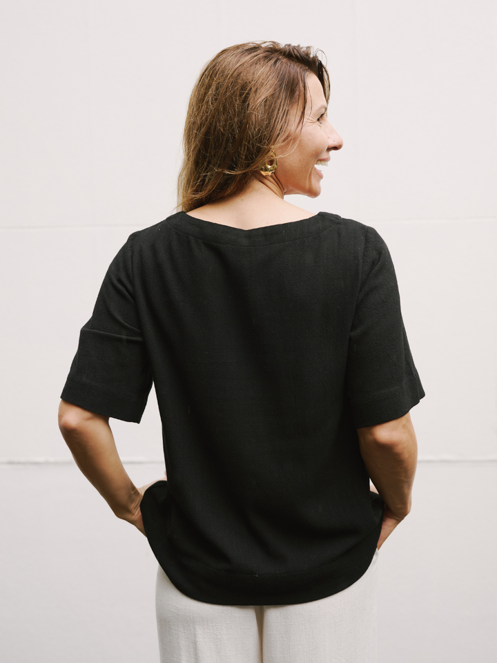 MAYA LINEN TOP