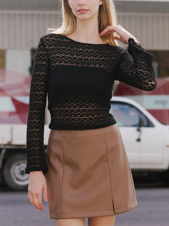 PIA LACE L/S TOP