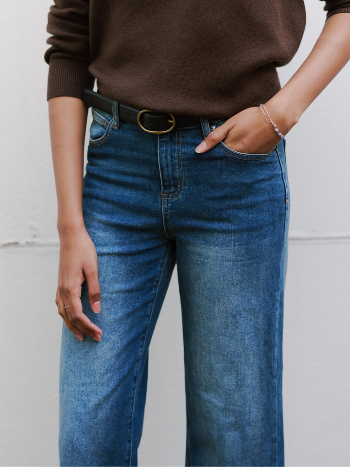 SANDAL WIDE DENIM