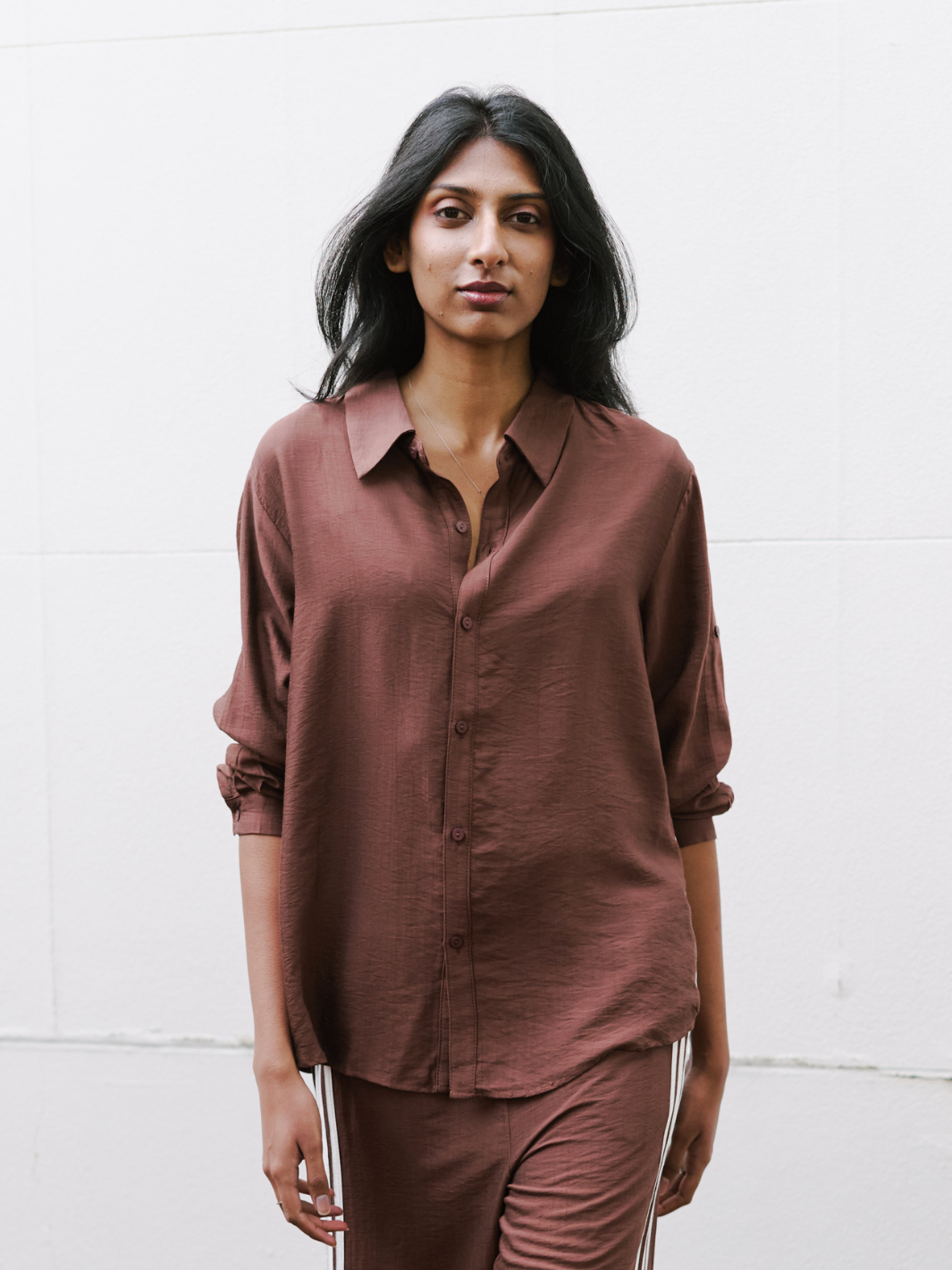 RACER BUTTON UP