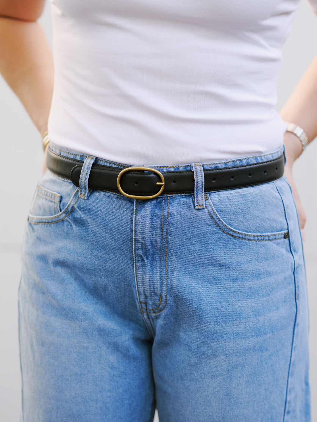 ELLE LEATHER BELT