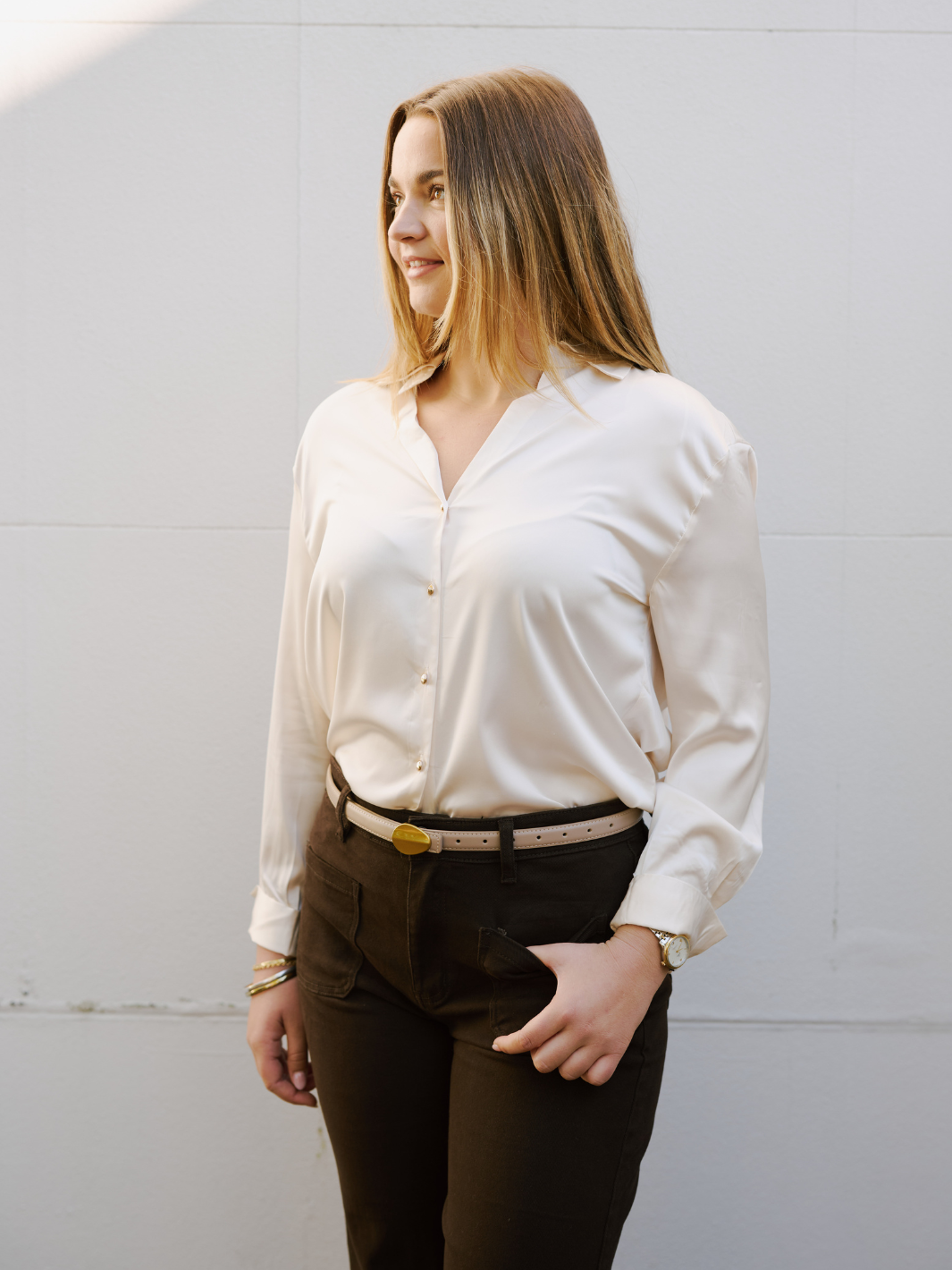 MARTA SATEEN BLOUSE