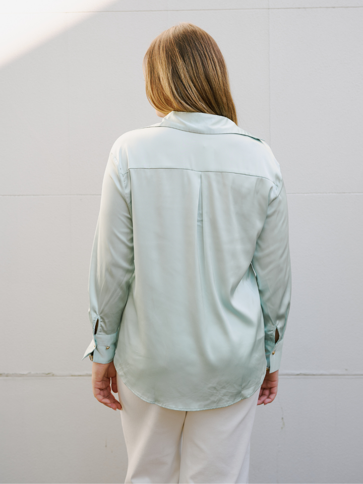 MARTA SATEEN BLOUSE