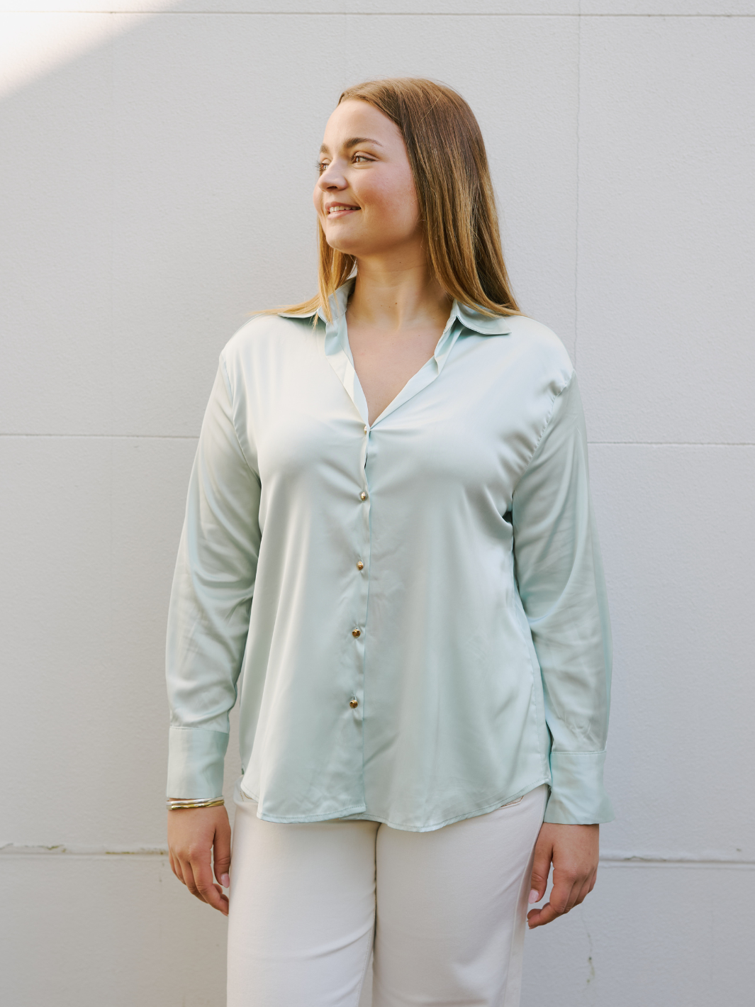 MARTA SATEEN BLOUSE